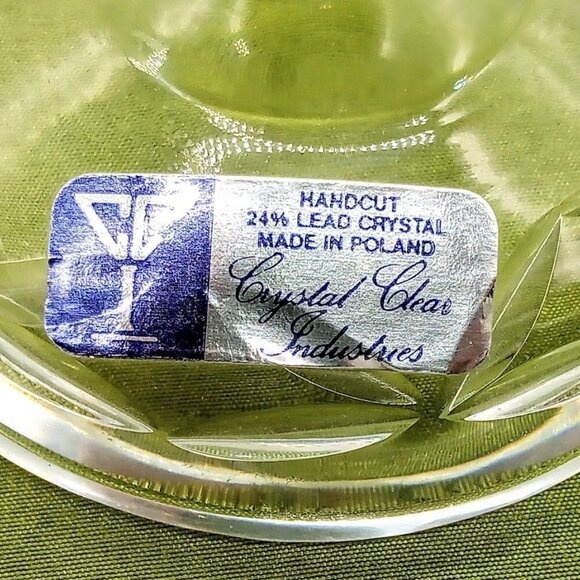 Crystal Clear Handcut Polish Lead Crystal Lidded Jar - Picture 7 of 7